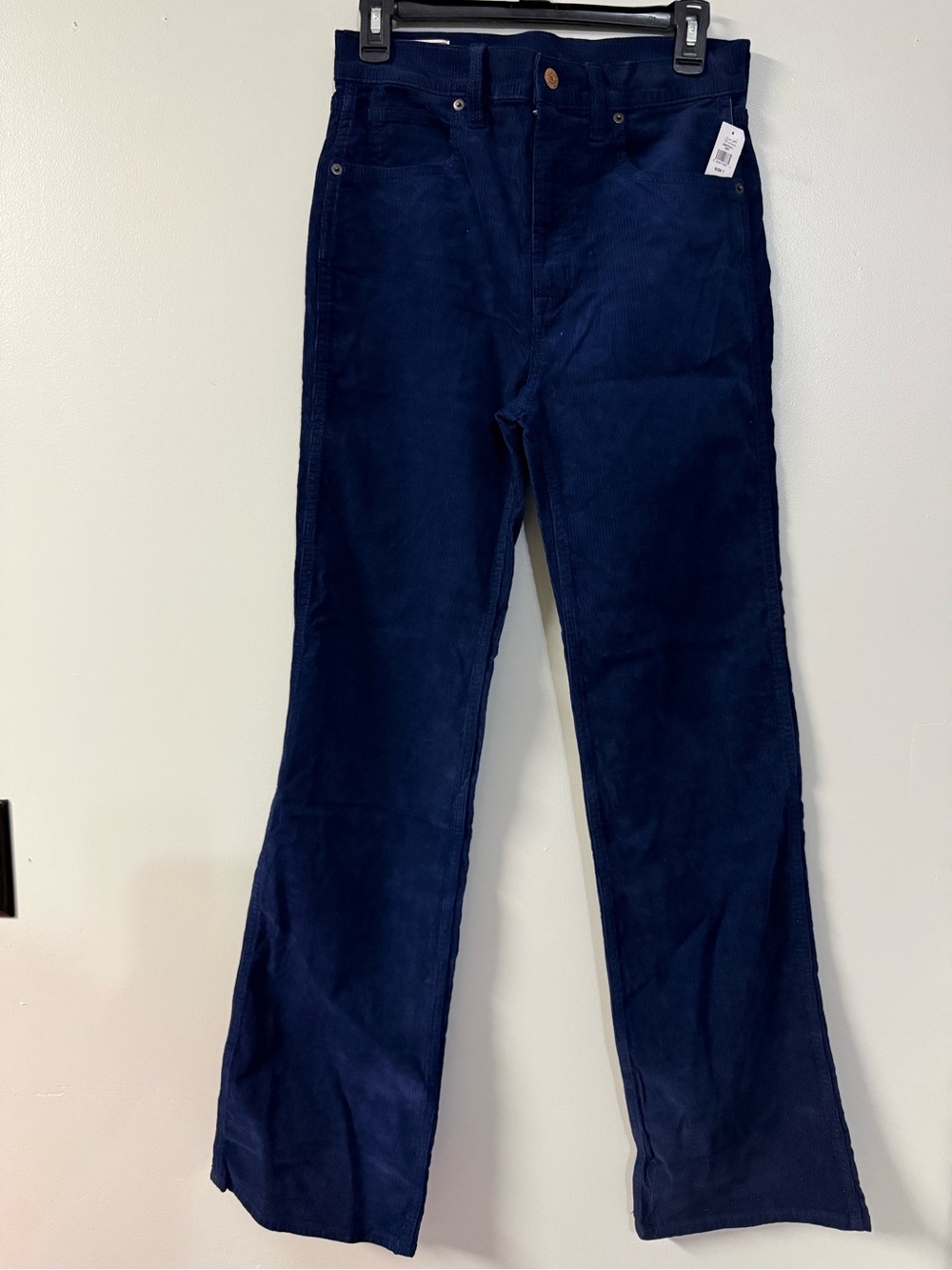 GAP Navy Corduroy Wide-Leg Jeans